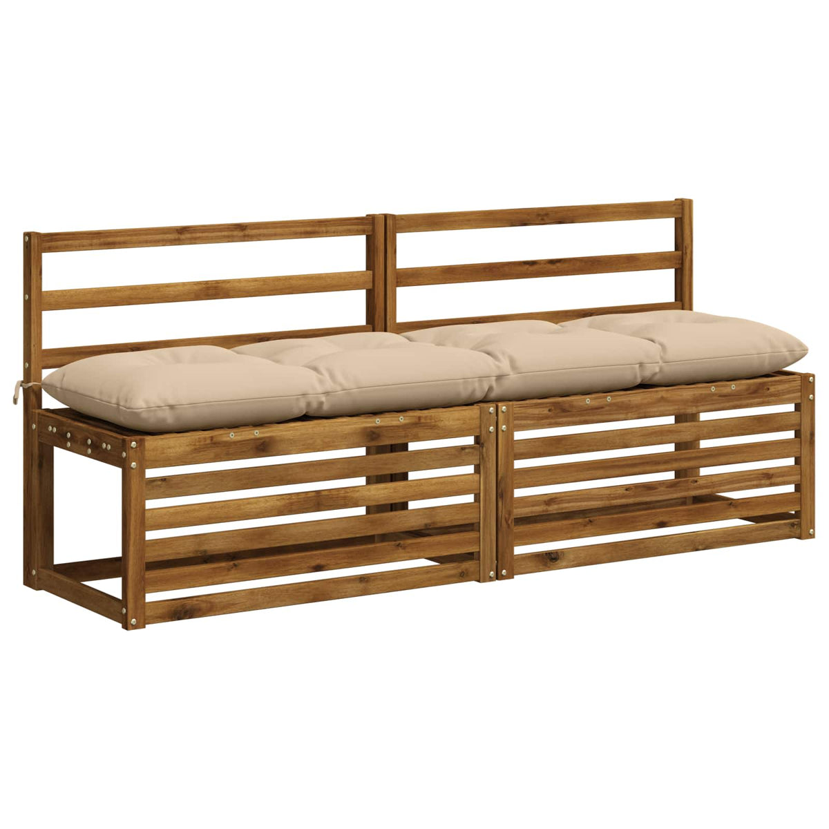 Μαξιλάρι πάγκου VIANEN 100% Πολυεστέρας Κρεμ 170 x 40 x 12 εκ - Pakobazaar
