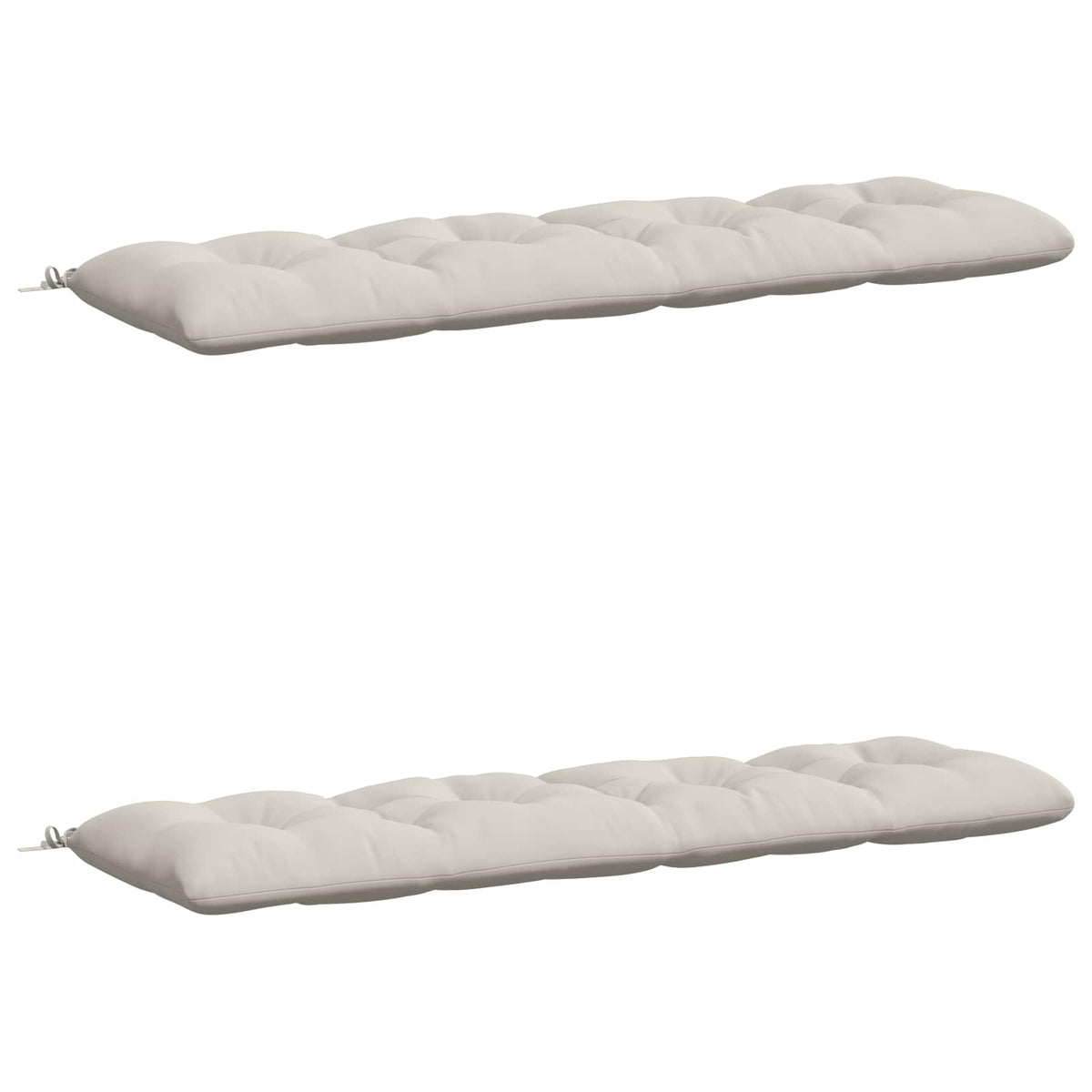 Μαξιλάρια Παγκάκια VIANEN 2 τμχ. 100% Πολυεστέρας Λευκό - Pakobazaar