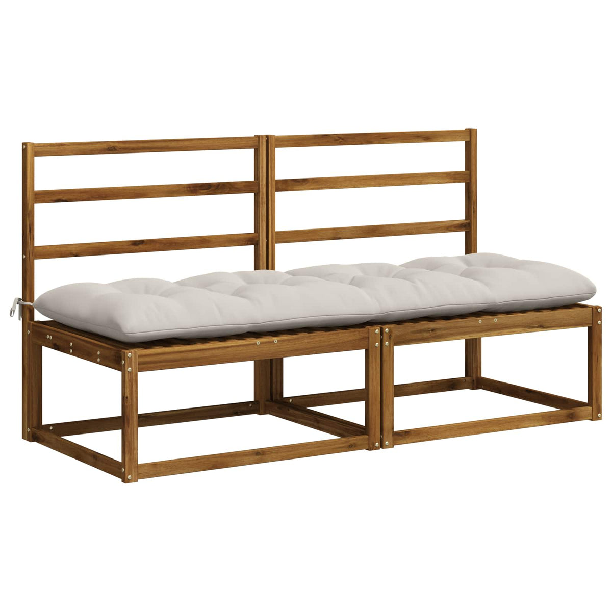Μαξιλάρι πάγκου VIANEN 100% Πολυεστέρας Λευκό 170 x 60 x 12 εκ