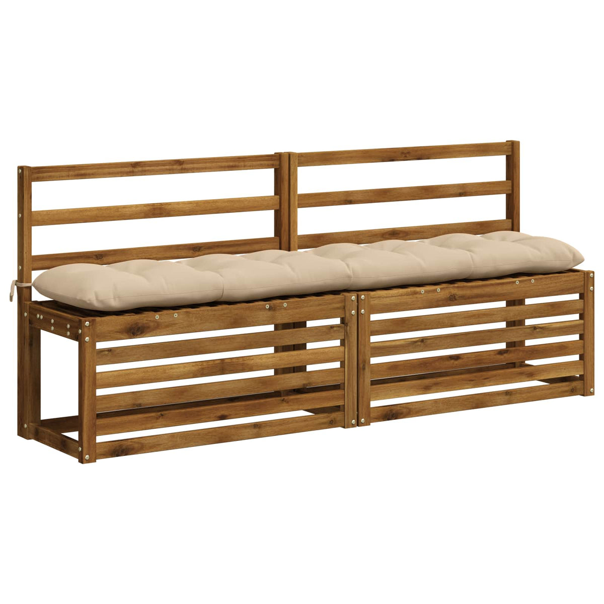 Μαξιλάρι πάγκου VIANEN 100% Πολυεστέρας Κρεμ 180 x 30 x 12 εκ - Pakobazaar