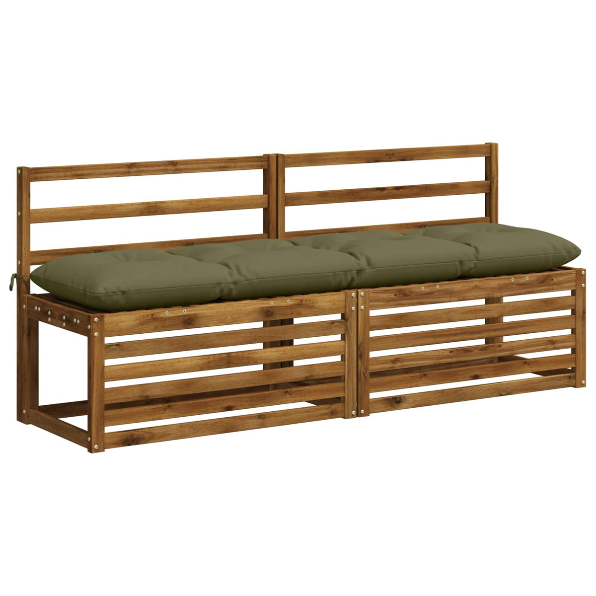Μαξιλάρι πάγκου VIANEN 100% Πολυεστέρας Λαδί 180 x 40 x 12 εκ - Pakobazaar
