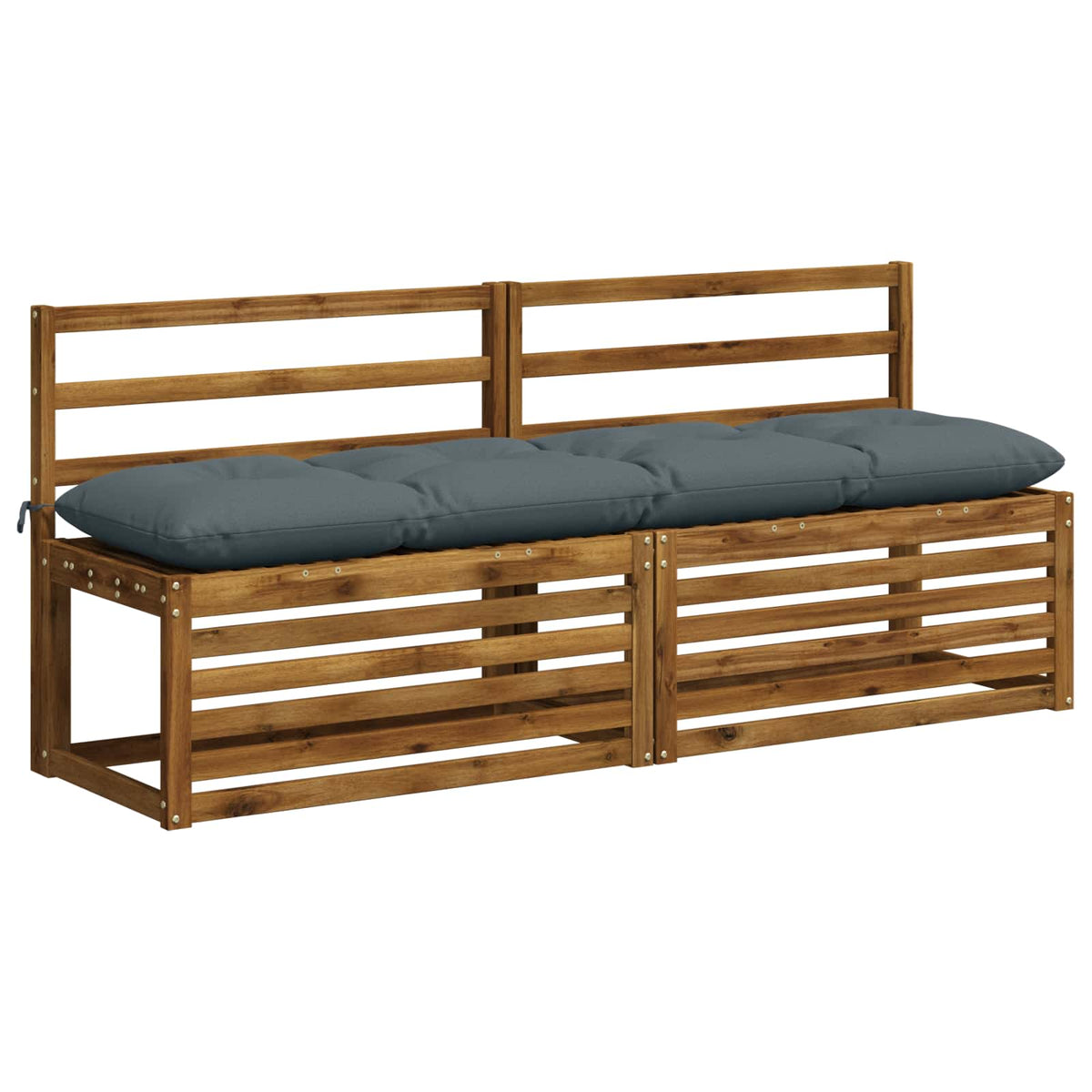 Μαξιλάρι πάγκου VIANEN 100% Πολυεστέρας Μπλε 180 x 40 x 12 εκ - Pakobazaar