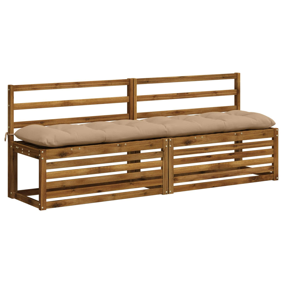 Μαξιλάρι πάγκου VIANEN 100% Πολυεστέρας Άμμος 190 x 40 x 12 εκ - Pakobazaar