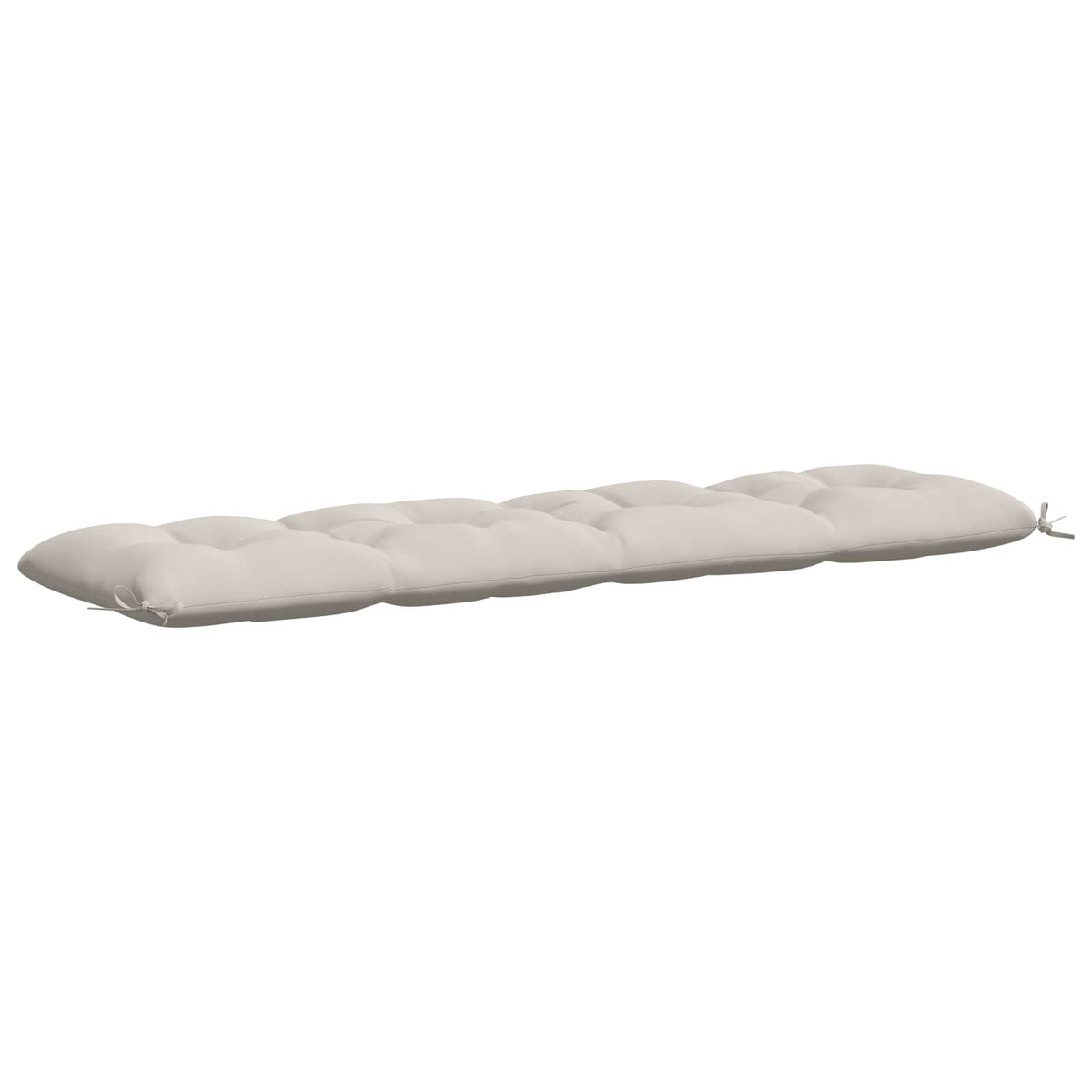 Μαξιλάρι πάγκου VIANEN 100% Πολυεστέρας Λευκό 190 x 50 x 12 εκ - Pakobazaar
