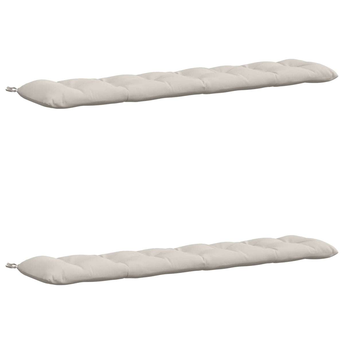 Μαξιλάρια Παγκάκια VIANEN 2 τμχ. 100% Πολυεστέρας Λευκό