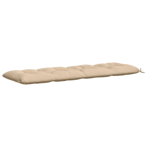 Μαξιλάρι πάγκου VIANEN 100% Πολυεστέρας Κρεμ 200 x 60 x 12 εκ - Pakobazaar