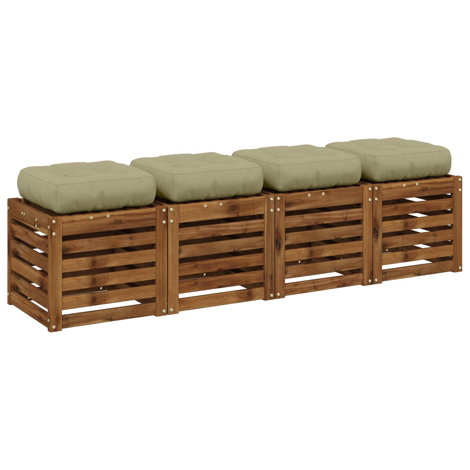 Μαξιλάρια καθιστικού 4 κομματιών VIANEN 4 pcs 100% Πολυεστέρας