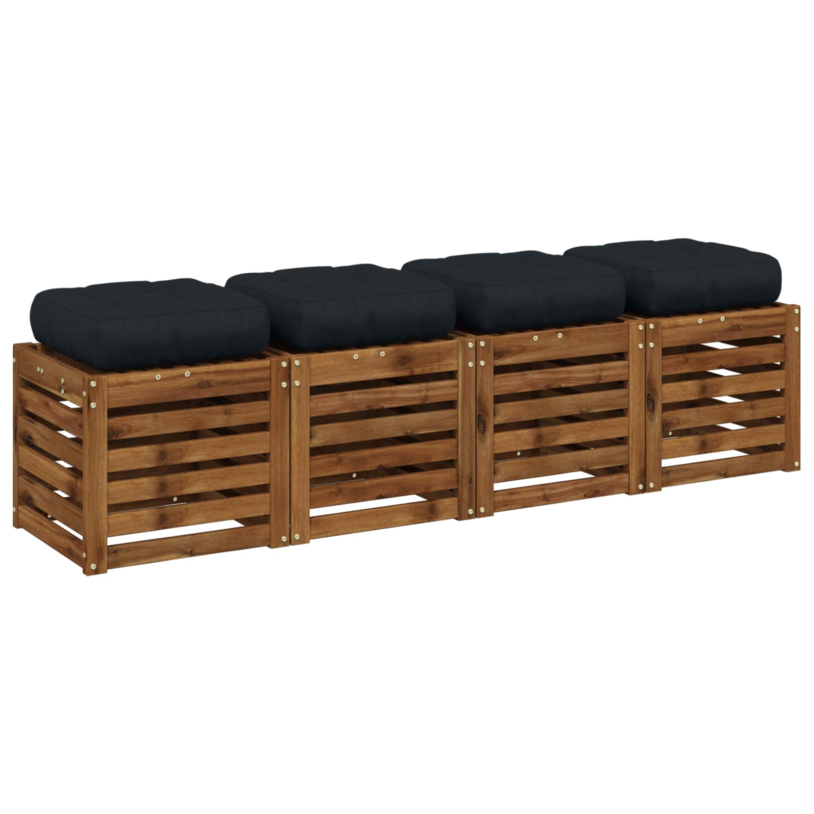 Μαξιλάρια καθιστικού 4 κομματιών VIANEN 4 pcs 100% Πολυεστέρας