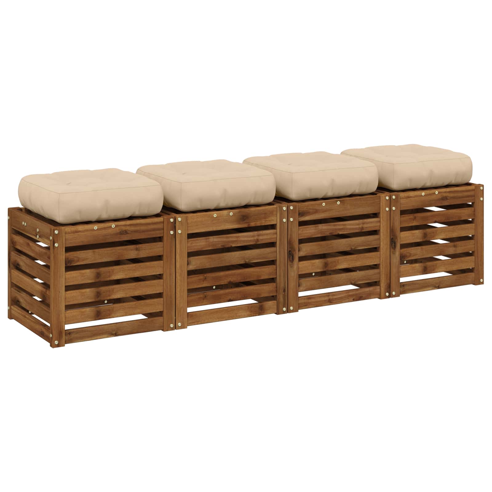 Μαξιλάρια καθιστικού 4 κομματιών VIANEN 4 pcs 100% Πολυεστέρας - Pakobazaar