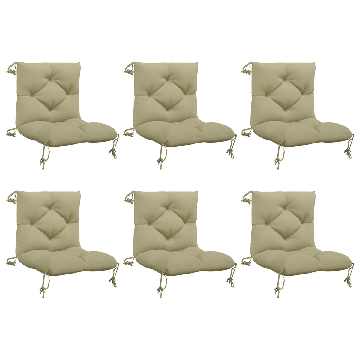 6-Τεμαχίων Μαξιλάρια Παλέτας VIANEN 6 τμχ. 100% Πολυεστέρας - Pakobazaar
