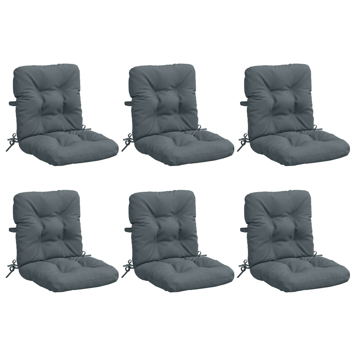 Σέτ Μαξιλαριών Υψηλής Πλάτης 6 Τεμαχίων VIANEN 6 pcs Μπλε - Pakobazaar