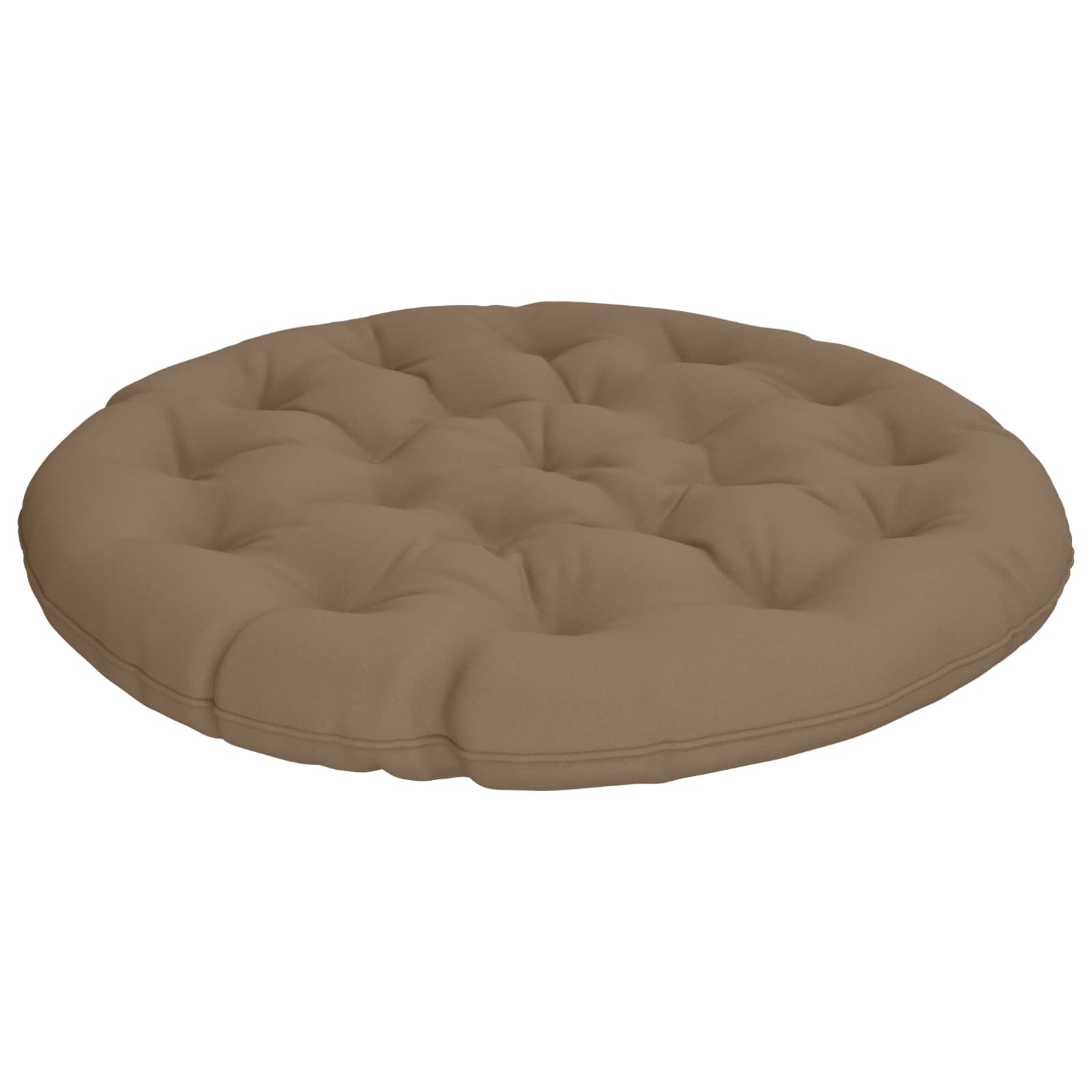 Μαξιλάρι Papasan VIANEN 100% Πολυεστέρας Taupe Ø 130 x 12 εκ. - Pakobazaar