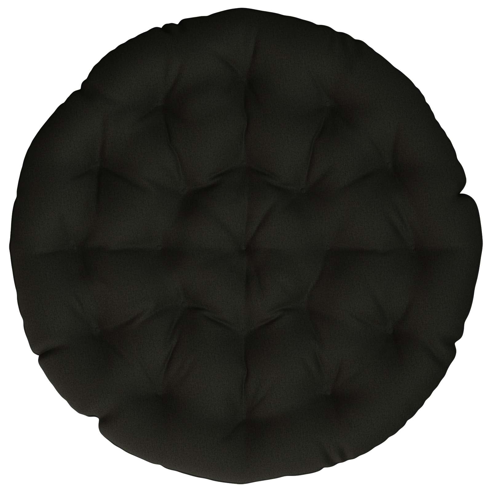 Μαξιλάρι Papasan VIANEN 100% Πολυεστέρας Μαύρο Ø 130 x 12 εκ.