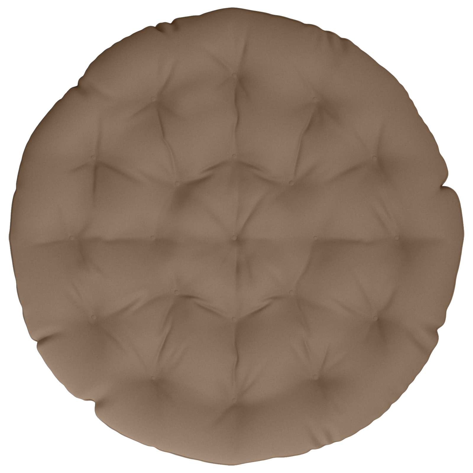 Μαξιλάρι Papasan VIANEN 100% Πολυεστέρας Taupe Ø 120 x 12 εκ. - Pakobazaar