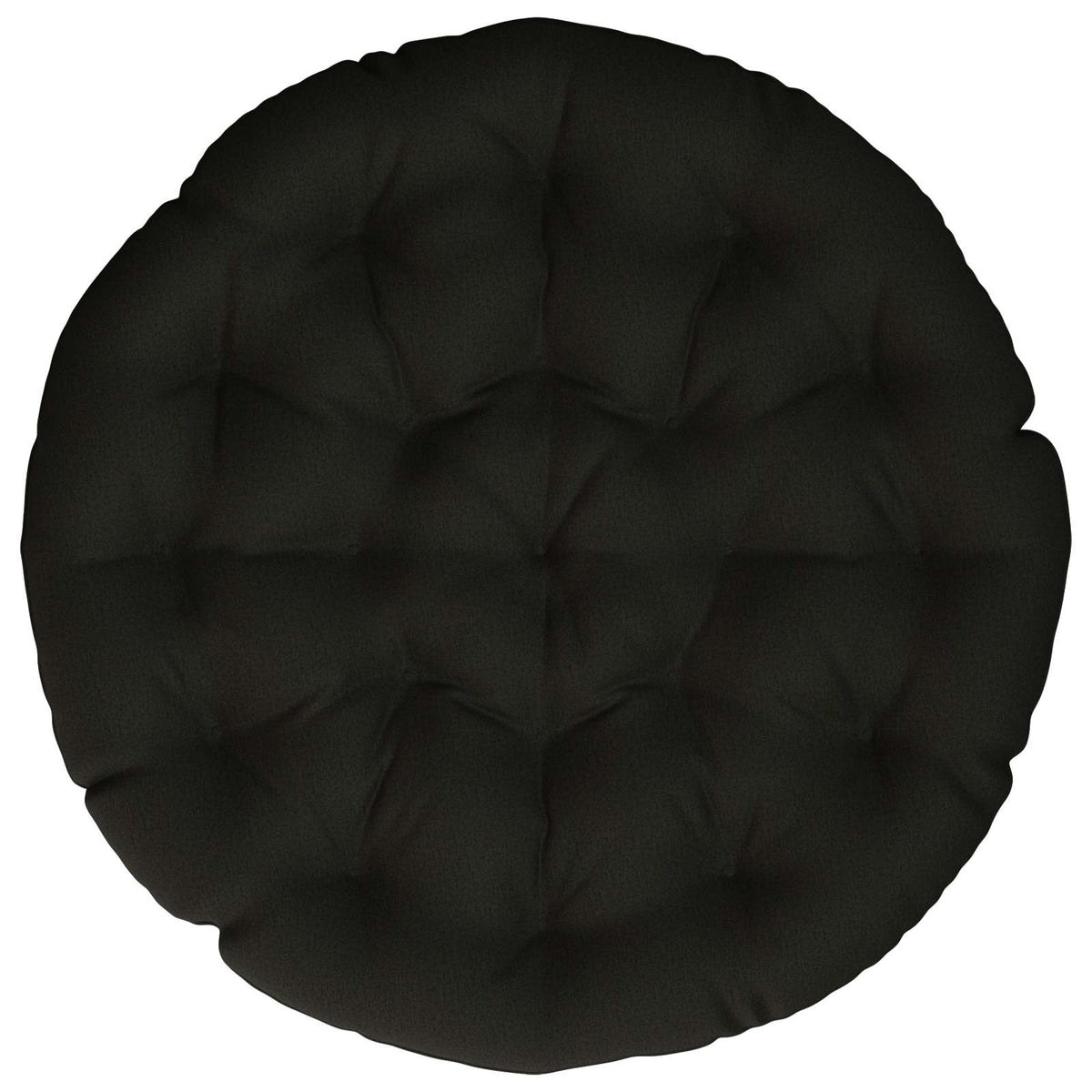 Μαξιλάρι Papasan VIANEN 100% Πολυεστέρας Μαύρο Ø 120 x 12 εκ.
