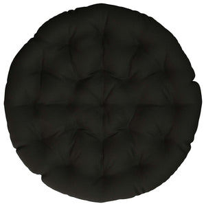 Μαξιλάρι Papasan VIANEN 100% Πολυεστέρας Μαύρο Ø 120 x 12 εκ.