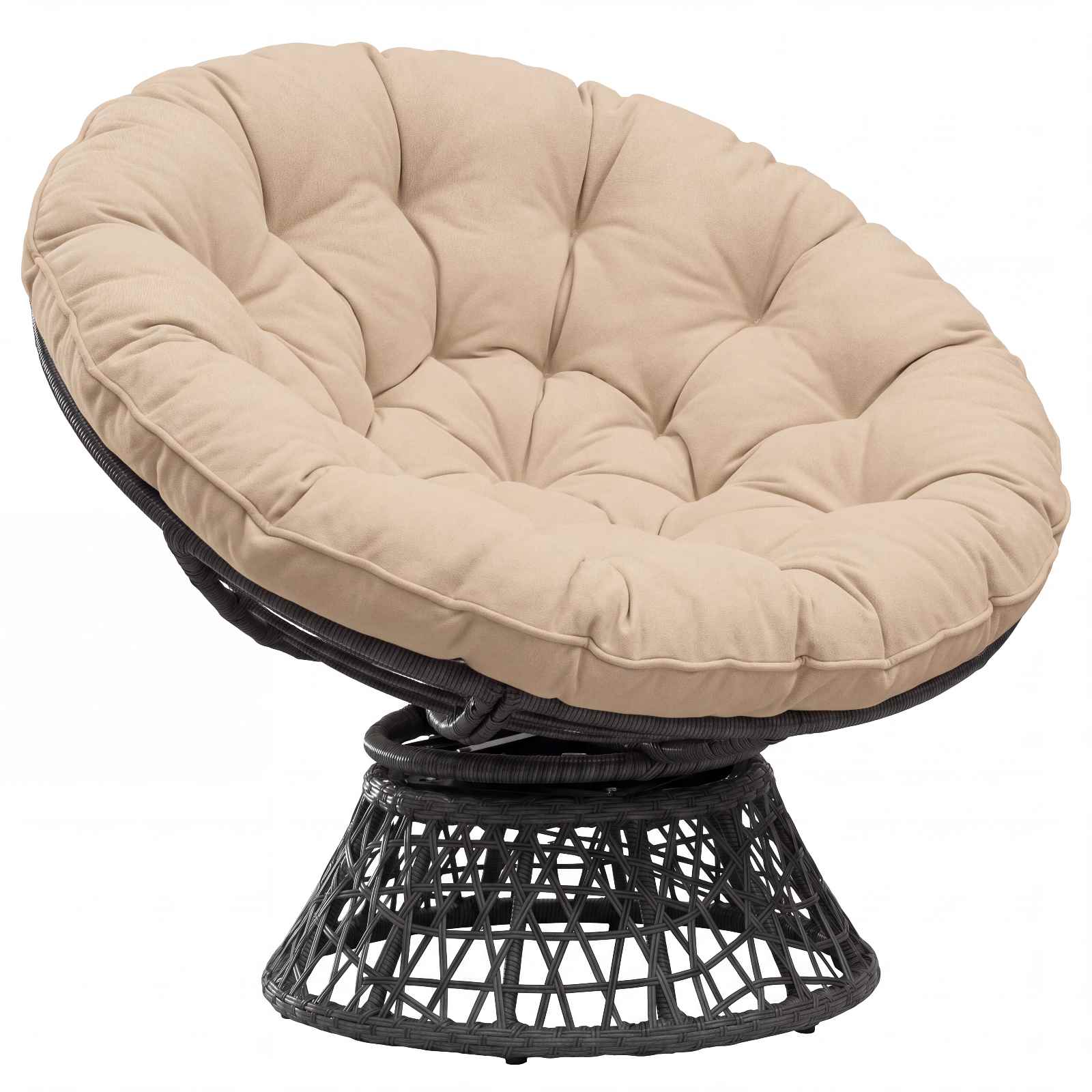 Μαξιλάρι Papasan VIANEN 100% Πολυεστέρας Κρεμ Ø 120 x 12 εκ. - Pakobazaar