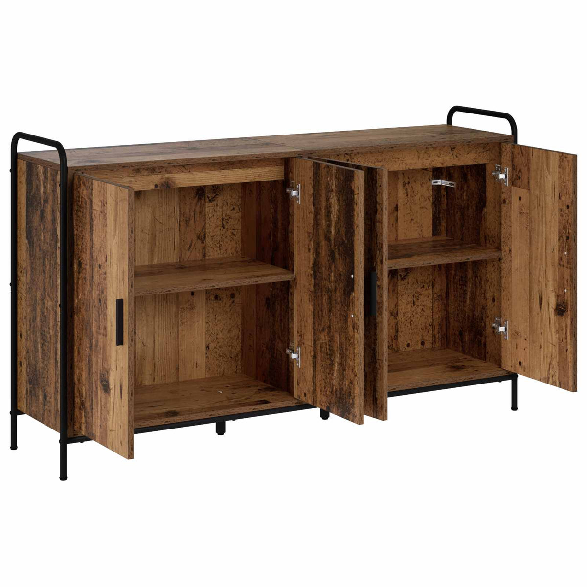 Πλαϊνό γραφείο Παλαιωμένο ξύλο 97 x 33 x 81 εκ - Pakobazaar