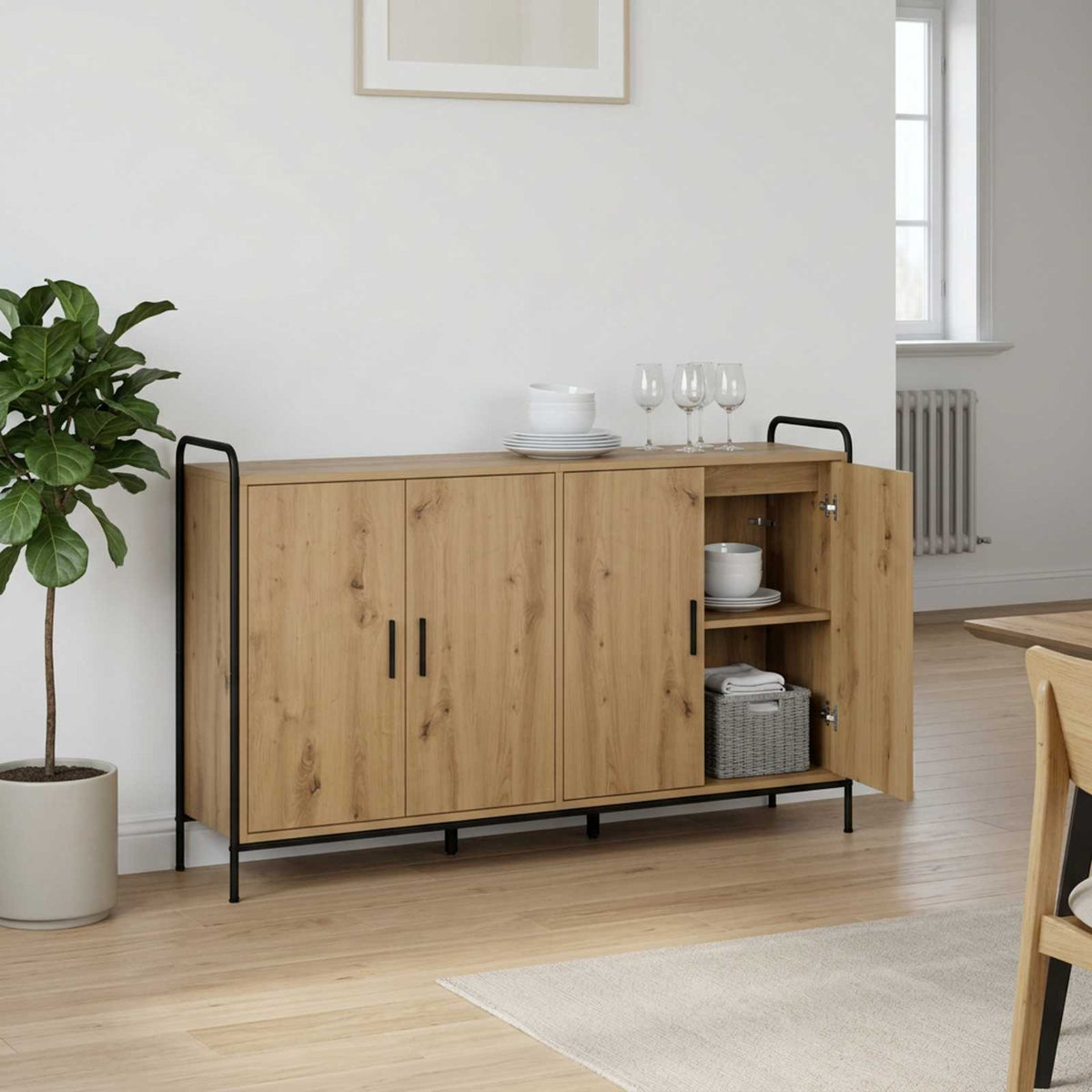 Πλαϊνό γραφείο Artisan Δρυς 97 x 33 x 81 εκ Επεξεργασμένο Ξύλο