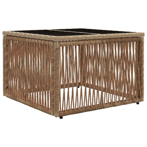Σετ Καναπέ Κήπου 11 pcs Μπεζ συνθετικό ρατάν - Pakobazaar