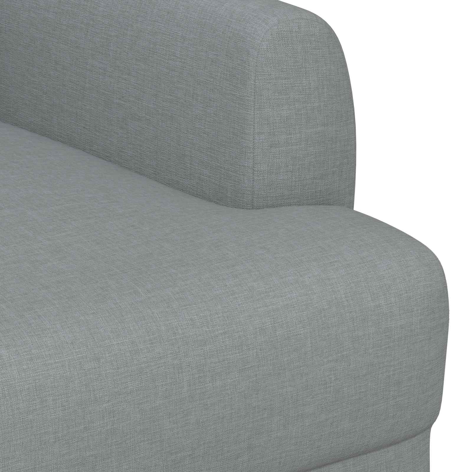 Love seat με κουμπιά Ανοιχτό γκρι 116 x 67 x 80 εκ. Ύφασμα - Pakobazaar