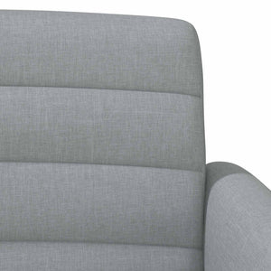 Love seat με κουμπιά Ανοιχτό γκρι 116 x 67 x 80 εκ. Ύφασμα - Pakobazaar
