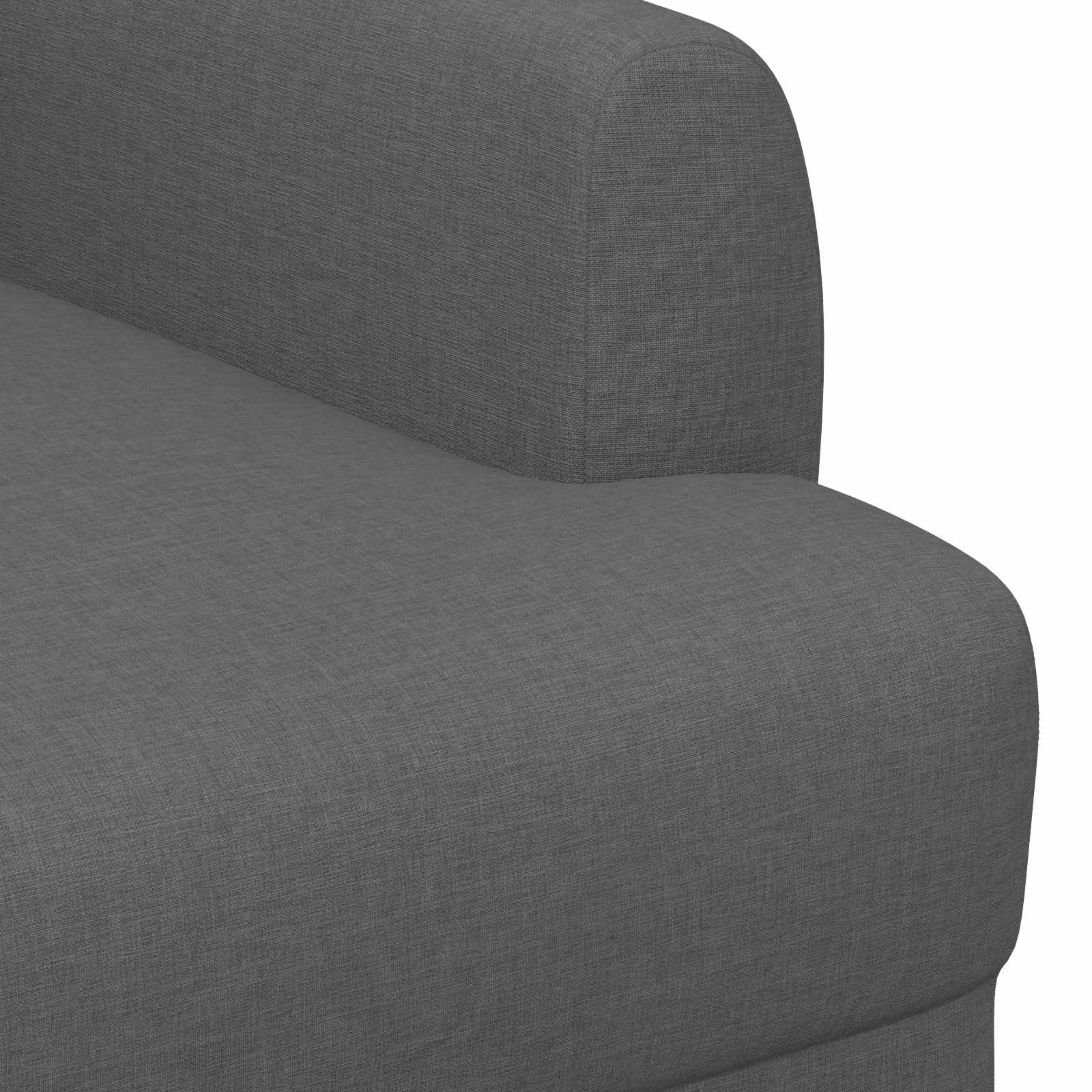Love seat με κουμπιά Σκούρο Γκρι 116 x 67 x 80 εκ. Ύφασμα - Pakobazaar