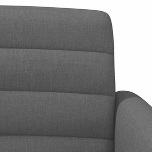 Love seat με κουμπιά Σκούρο Γκρι 116 x 67 x 80 εκ. Ύφασμα - Pakobazaar