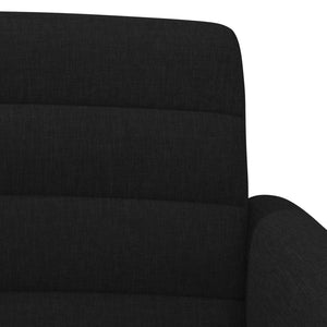 Love seat με κουμπιά Μαύρο 116 x 67 x 80 εκ. Ύφασμα - Pakobazaar