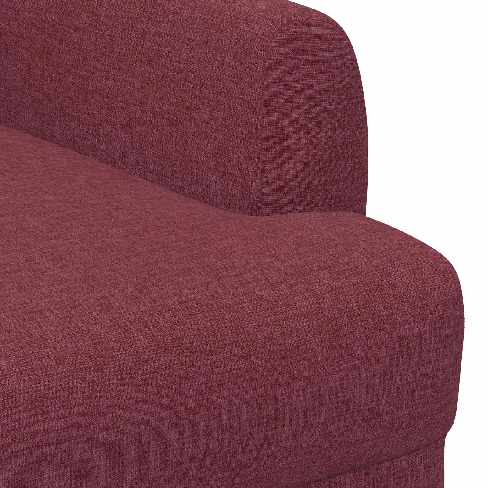 Love seat με κουμπιά Κόκκινο 116 x 67 x 80 εκ. Ύφασμα - Pakobazaar