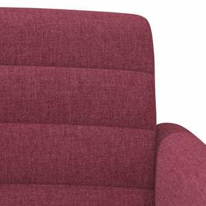 Love seat με κουμπιά Κόκκινο 116 x 67 x 80 εκ. Ύφασμα - Pakobazaar