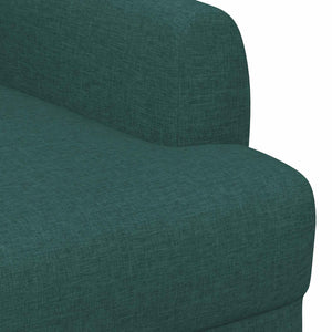 Love seat με κουμπιά Σκούρο Πράσινο 116 x 67 x 80 εκ. Ύφασμα - Pakobazaar