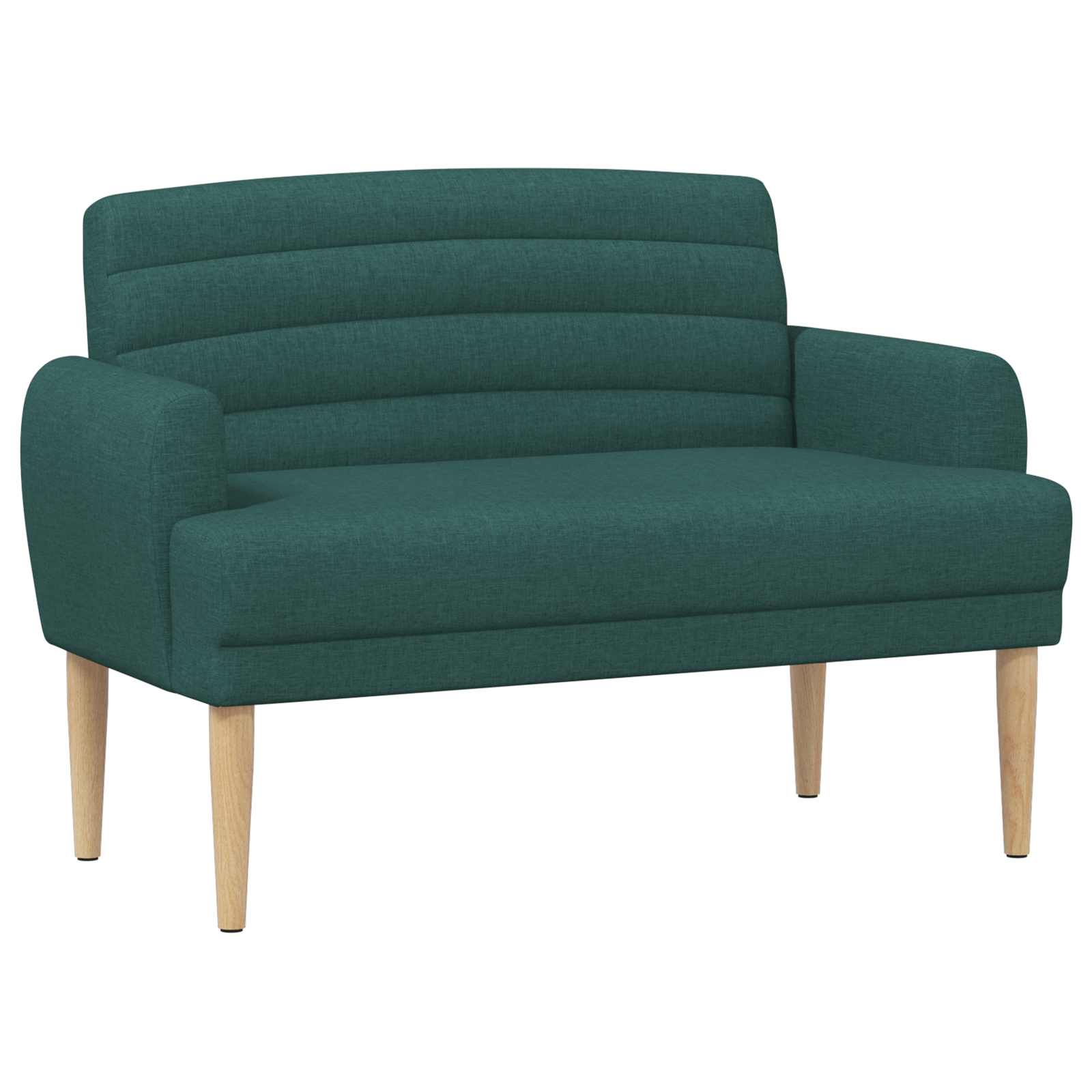 Love seat με κουμπιά Σκούρο Πράσινο 116 x 67 x 80 εκ. Ύφασμα - Pakobazaar
