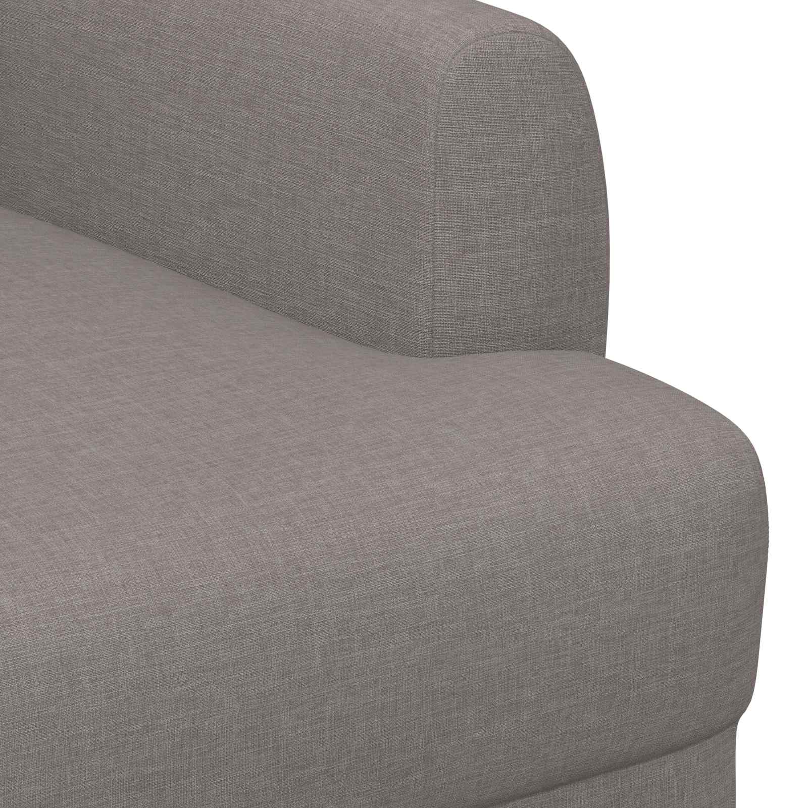 Love seat με κουμπιά Taupe 116 x 67 x 80 εκ. Ύφασμα