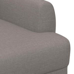 Love seat με κουμπιά Taupe 116 x 67 x 80 εκ. Ύφασμα - Pakobazaar