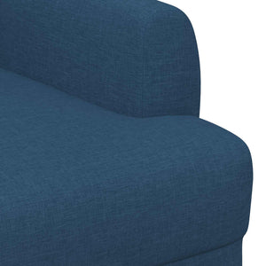 Love seat με κουμπιά Μπλε 116 x 67 x 80 εκ. Ύφασμα - Pakobazaar