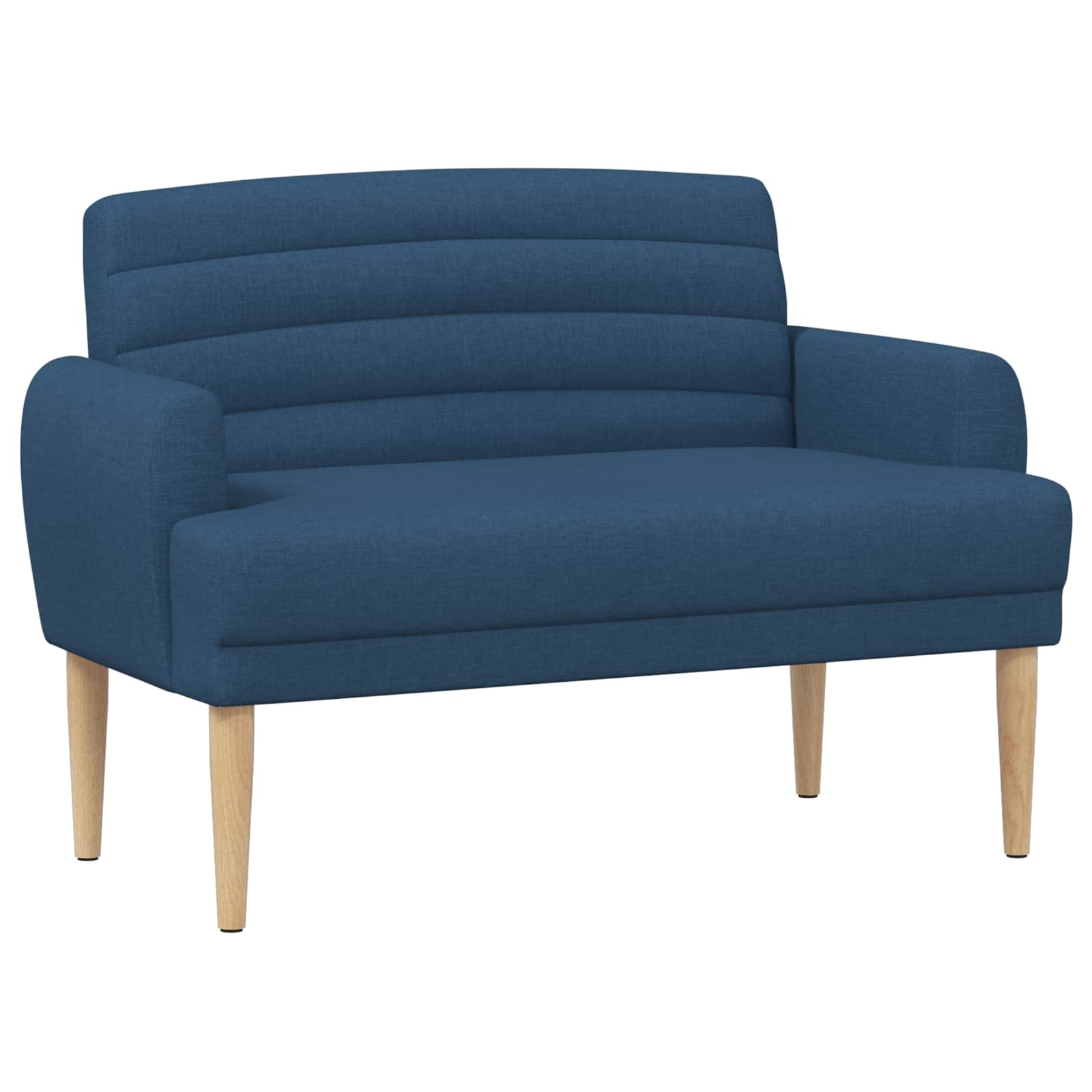 Love seat με κουμπιά Μπλε 116 x 67 x 80 εκ. Ύφασμα - Pakobazaar