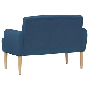 Love seat με κουμπιά Μπλε 116 x 67 x 80 εκ. Ύφασμα - Pakobazaar