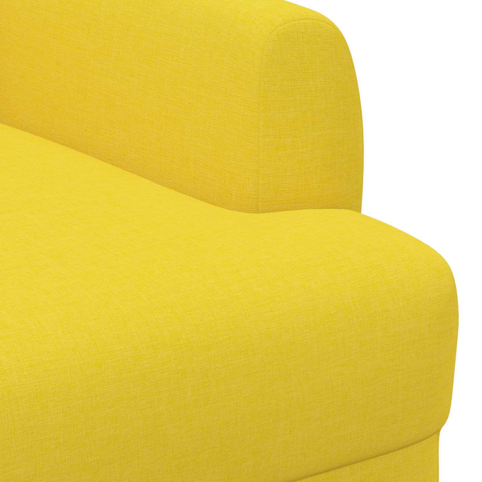 Love seat με κουμπιά Απαλό Κίτρινο 116 x 67 x 80 εκ. Ύφασμα - Pakobazaar