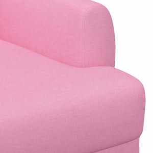Love seat με κουμπιά Ροζ 116 x 67 x 80 εκ. Ύφασμα - Pakobazaar