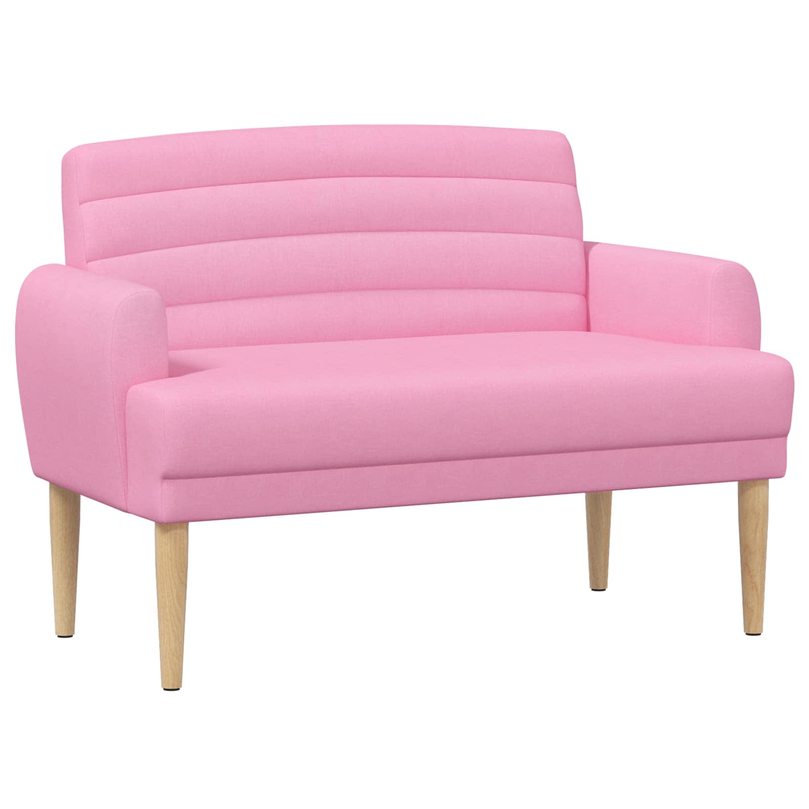 Love seat με κουμπιά Ροζ 116 x 67 x 80 εκ. Ύφασμα - Pakobazaar