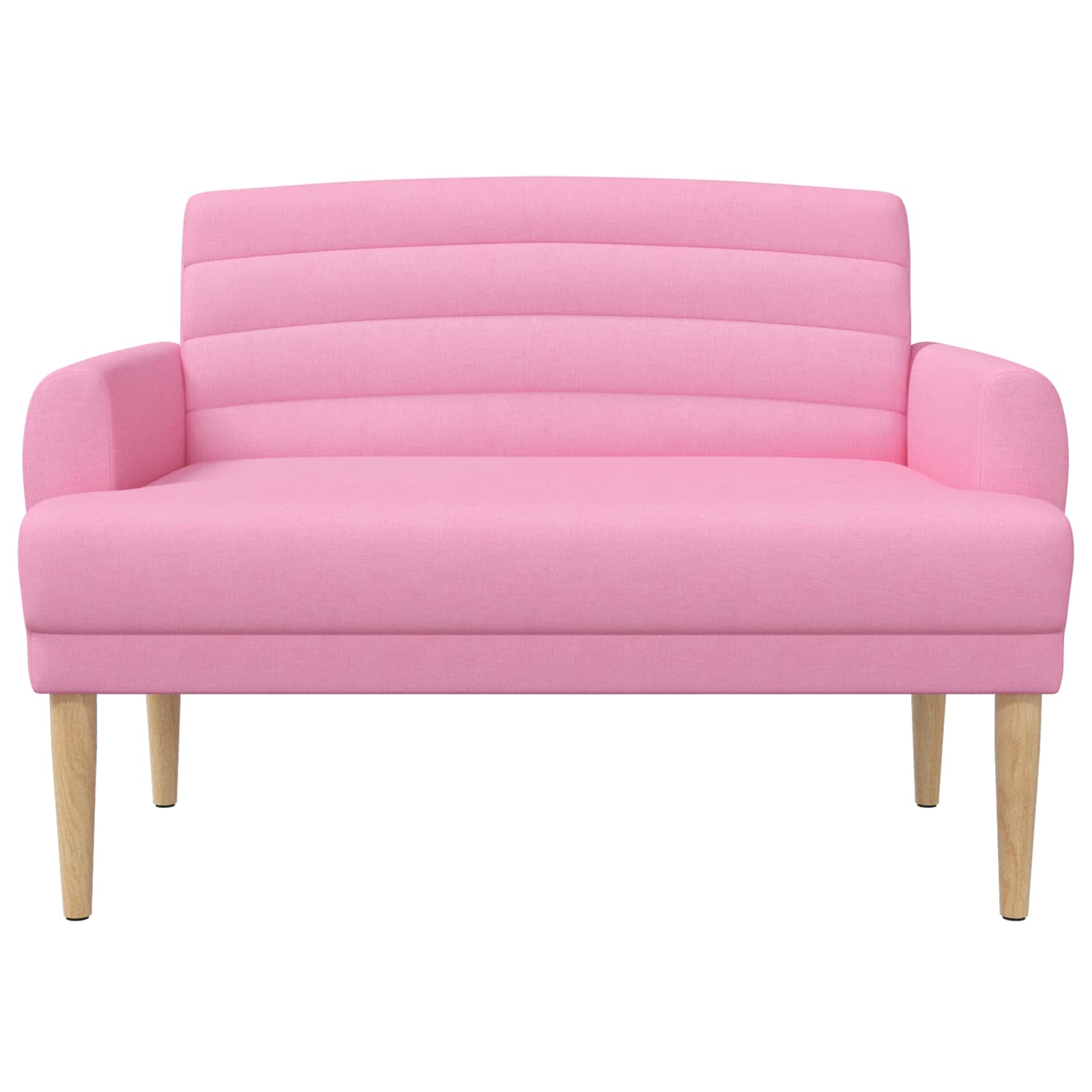 Love seat με κουμπιά Ροζ 116 x 67 x 80 εκ. Ύφασμα - Pakobazaar