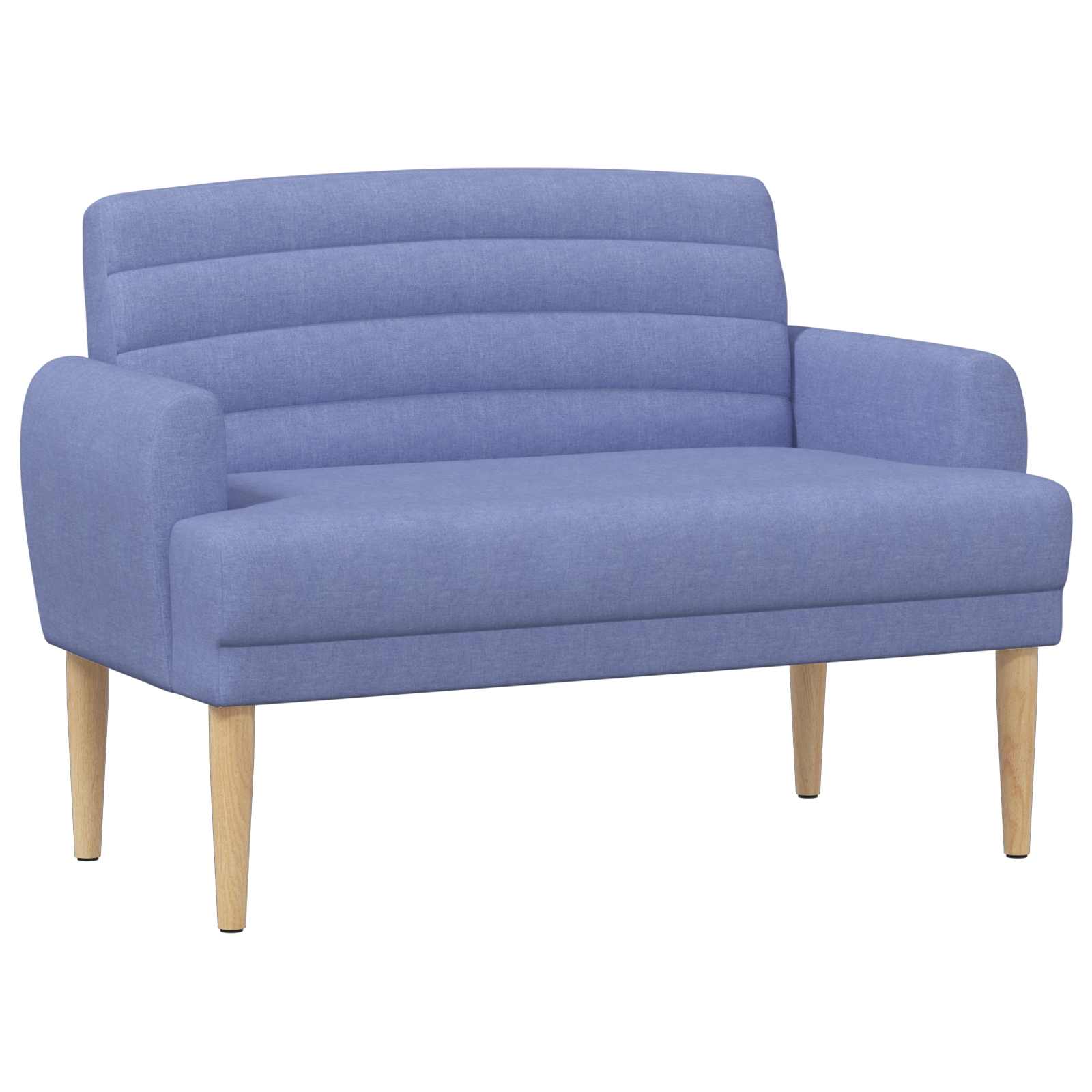 Love seat με κουμπιά Μπλε τζην 116 x 67 x 80 εκ. Ύφασμα - Pakobazaar