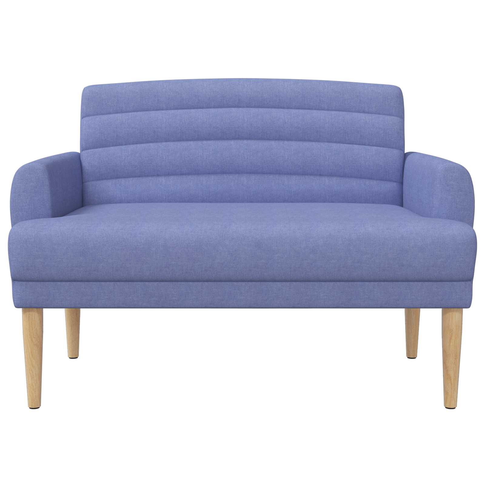 Love seat με κουμπιά Μπλε τζην 116 x 67 x 80 εκ. Ύφασμα - Pakobazaar