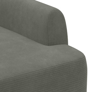 Love seat με κουμπιά Ανοιχτό γκρι 116 x 67 x 81 εκ - Pakobazaar