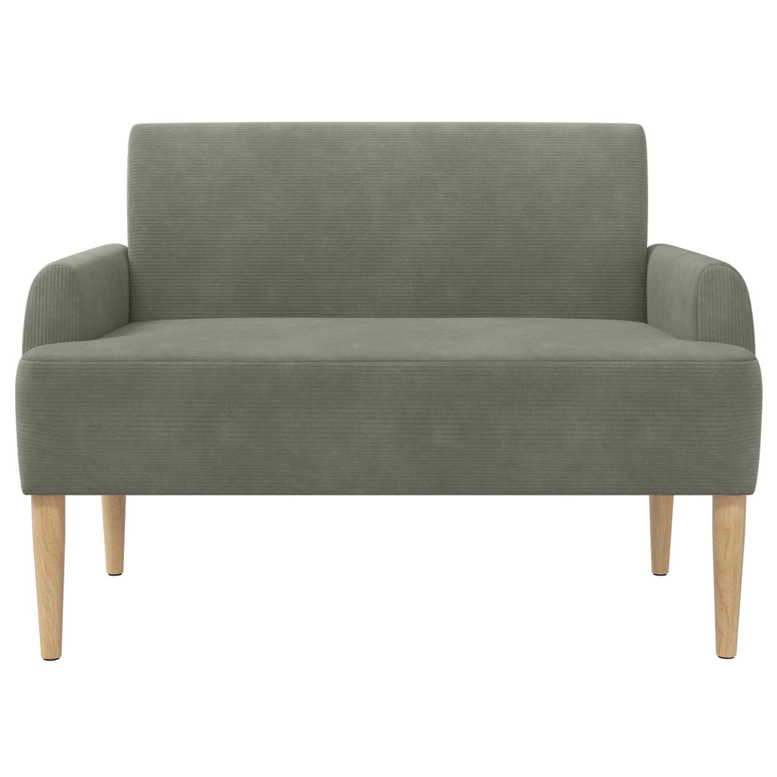 Love seat με κουμπιά Ανοιχτό γκρι 116 x 67 x 81 εκ - Pakobazaar