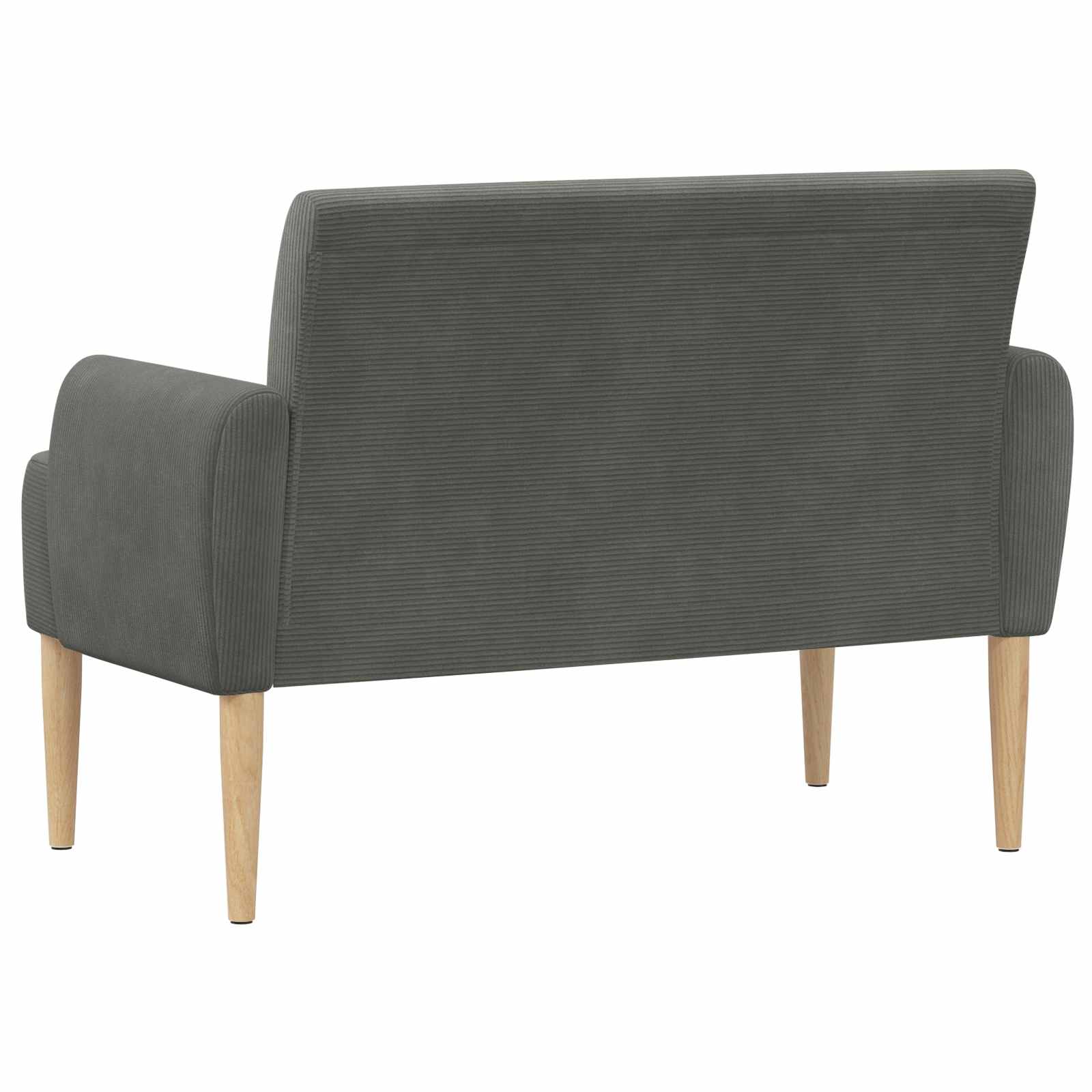 Love seat με κουμπιά Σκούρο Γκρι 116 x 67 x 81 εκ - Pakobazaar