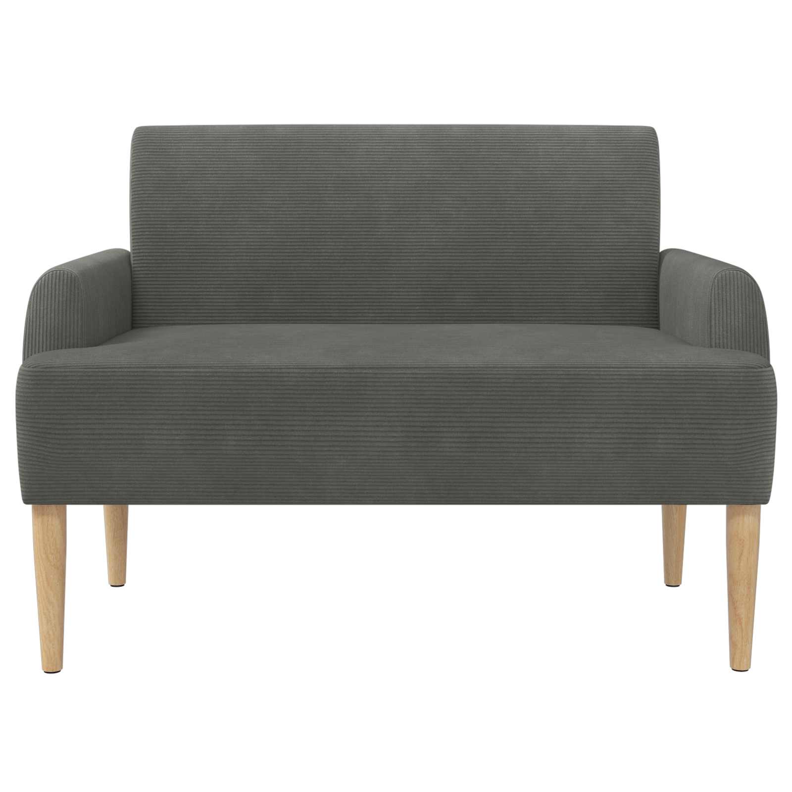 Love seat με κουμπιά Σκούρο Γκρι 116 x 67 x 81 εκ - Pakobazaar