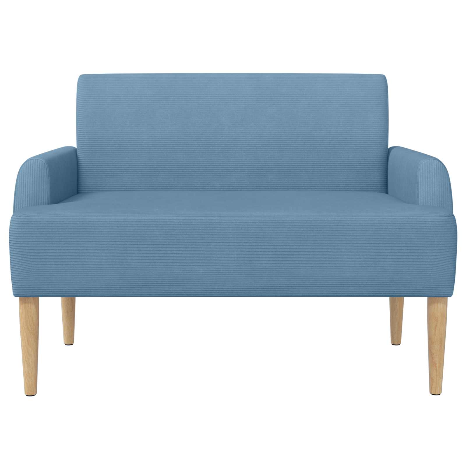 Love seat με κουμπιά Μπλε 116 x 67 x 81 εκ Υφασμάτινο Κορντουρά - Pakobazaar