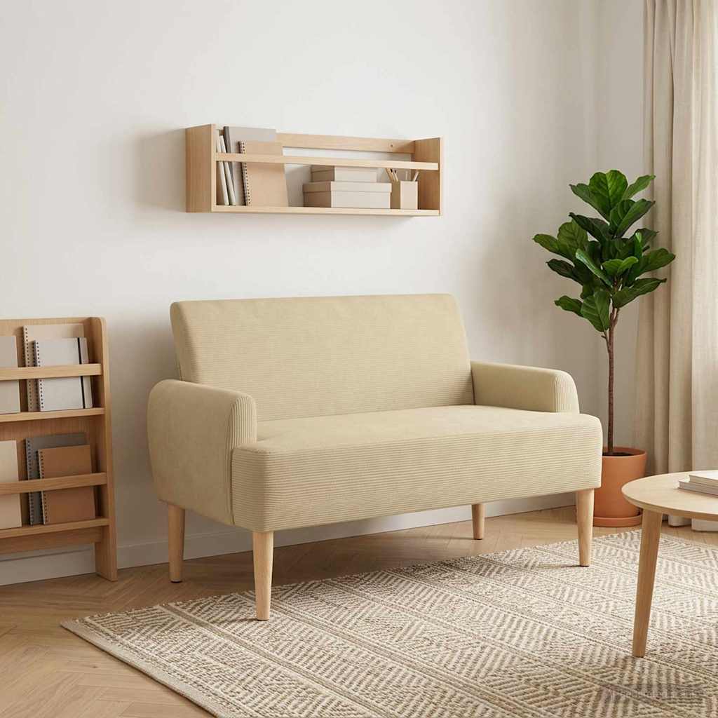 Love seat με κουμπιά Ανοιχτό Πράσινο Γκρι 116 x 67 x 81 εκ - Pakobazaar